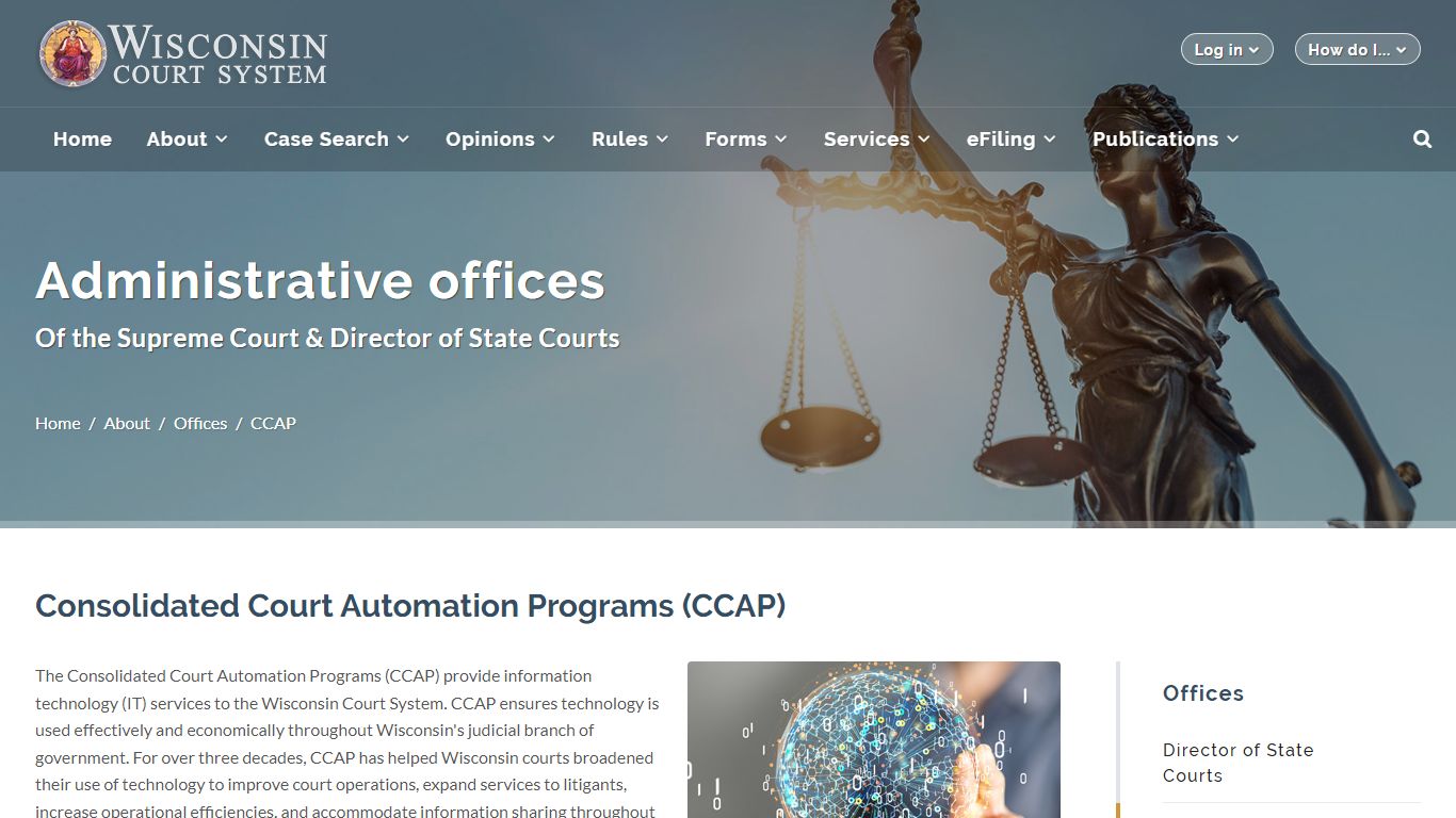 Consolidated Court Automation Programs (CCAP) - wicourts.gov