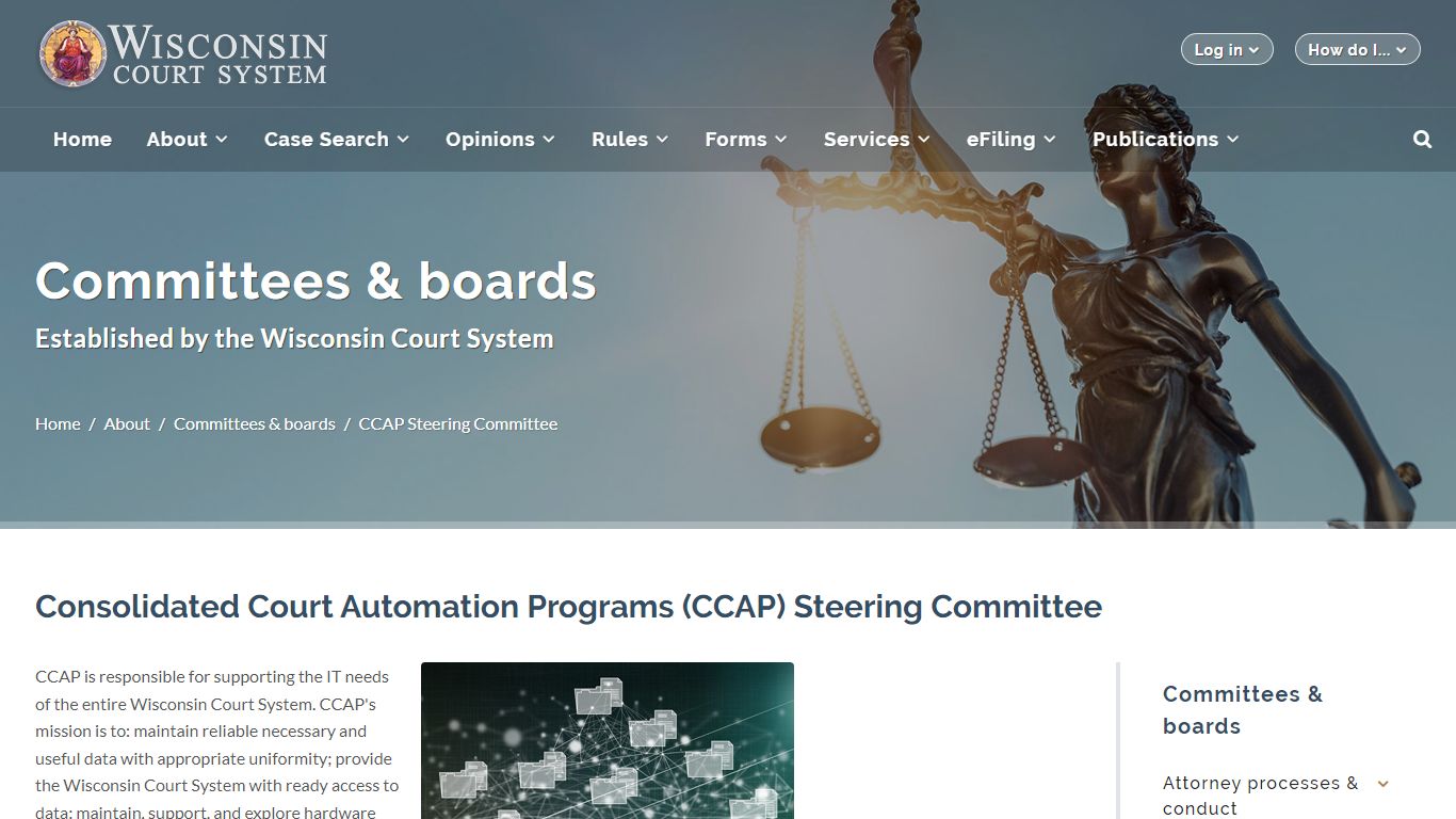 Wisconsin Court System - CCAP Steering Committee - wicourts.gov